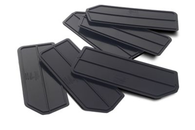 Triton Products 7 in. L x 2-5/8 in. W x 1/8 in. H ABS Plastic Black Bin Dividers for 3-220 Bins, 6 Pack