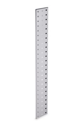 Triton Products (1) 36 in. x 4.5 in. White Epoxy Pegboard Strip, 18 Gauge Steel Square Hole Pegboard Strip, LBS-1W