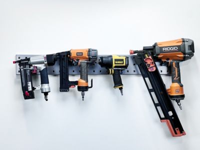 Image showing  36 in. x 4.5 in. Steel Square Hole Pegboard & 6 pc. LocHook Assortment, LBS36P-SLV