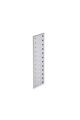 Triton Products (1) 18 in. x 4.5 in. White Epoxy 18 Gauge Steel Square Hole Pegboard Strip, LBS-4W