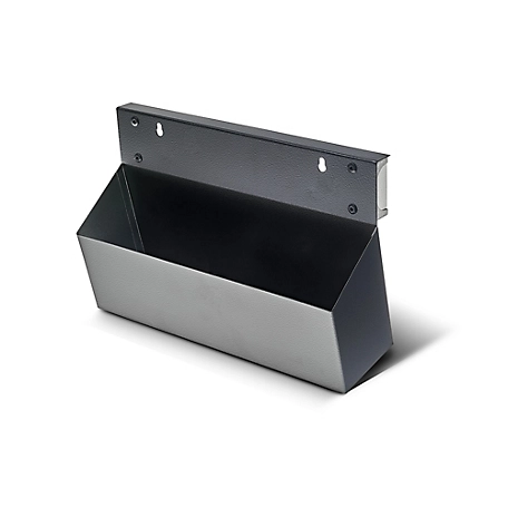 Triton Products 12 x 3.5 x 5in. Black Powder Coated Steel Magnetic Tool Box, 20 lb. Magnetic Capacity
