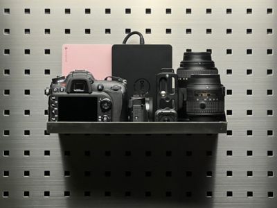 Image showing  12 in. x 6 in. Stainless Steel Shelf for Stainless Steel LocBoard