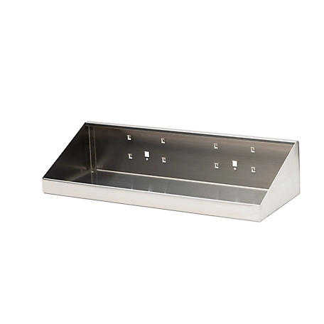 Triton Products 18 in. x 6-1/2 in. Stainless Steel Shelf for Stainless Steel LocBoard
