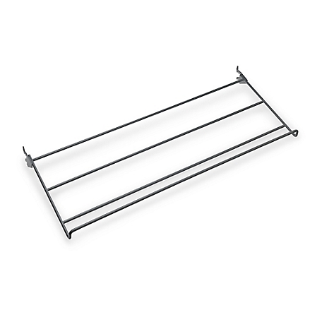 Triton Products 31 in. x 2 in. x 13-1/4 in. Shoe and Boot Rack for use with Top Track and Hang Rail, 20 Gauge Steel