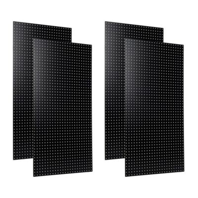 Triton Products 24 x 48 in. Tempered Wood Heavy-Duty Round Hole Pegboards,  36 pc. Locking Hooks, Black, TPB-36BKH-KIT at Tractor Supply Co.