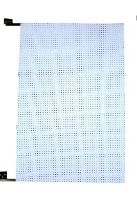 Triton Products Polypropylene XtraWall Double-Sided Swinging Pegboard