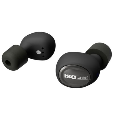 ISOtunes Free True Wireless Bluetooth Hearing Protection Earbuds, Black