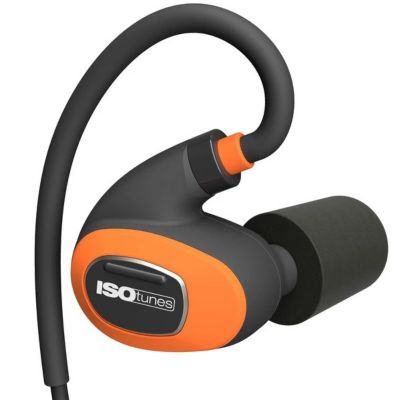 Image showing  Pro 2.0 Bluetooth Hearing Protection Headphones, 27 dB Noise Reduction Rating, Orange, 1-Pair