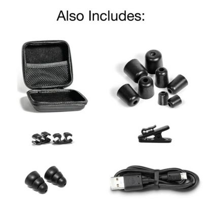 Image showing 7 th ISOtunes Pro 2.0 Bluetooth Hearing Protection Headphones, 27 dB Noise Reduction Rating, Orange, 1-Pair