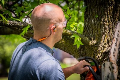 Image showing 12 th ISOtunes Pro 2.0 Bluetooth Hearing Protection Headphones, 27 dB Noise Reduction Rating, Orange, 1-Pair