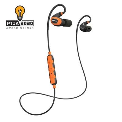 Image showing 15 th ISOtunes Pro 2.0 Bluetooth Hearing Protection Headphones, 27 dB Noise Reduction Rating, Orange, 1-Pair
