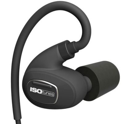 Image showing 11 th ISOtunes Pro 2.0 Bluetooth Hearing Protection Headphones, 27 dB Noise Reduction Rating, Black, 1-Pair