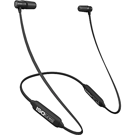 ISOtunes Xtra 2.0 Bluetooth Hearing Protection Headphones, Black
