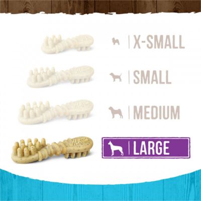 Image showing 5 th Merrick Fresh Kisses Grain Free Mint Breath Strips Large Dental Dog Treats, 11.5 oz., 7 ct.