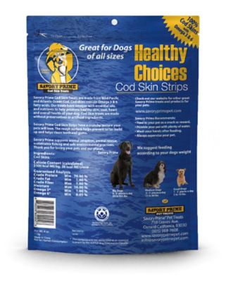 Image showing  Cod Skin Strips Dog Treat 4 oz.