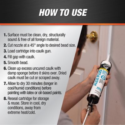 Image showing  10.1 oz. Alex Plus Acrylic Latex Caulk