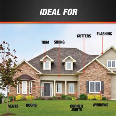 Image showing  9.8 oz. Window and Door Silicone Sealant