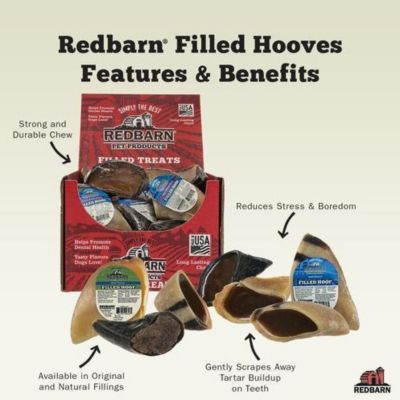 Image showing  Peanut Butter Filled Hooves Dog Chew Treat