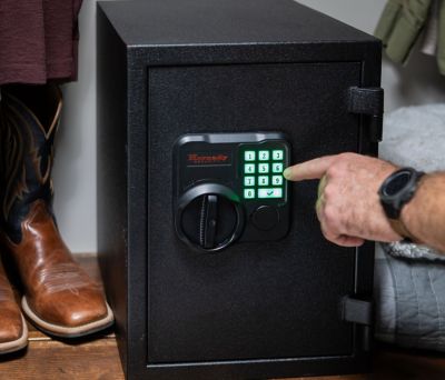 Image showing 6 th Hornady 1.3 cu. ft. Electronic Keypad Lock Fireproof Safe, 12 in. x 15 in. x 16.5 in.