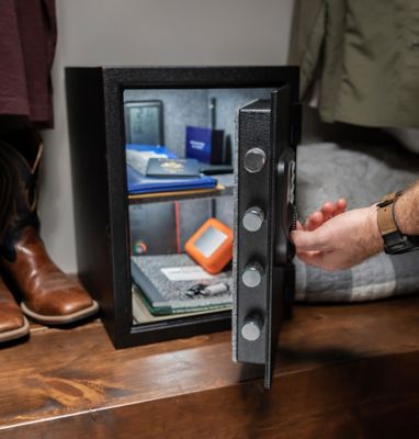 Image showing 8 th Hornady 1.3 cu. ft. Electronic Keypad Lock Fireproof Safe, 12 in. x 15 in. x 16.5 in.