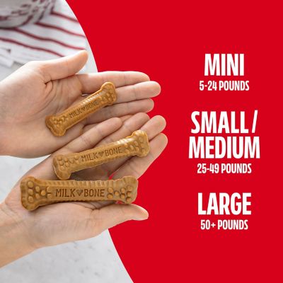 Image showing  Brushing Chews Daily Dental Dog Treats, Large, 24.2 oz. Bag, 18 Bones Per Bag