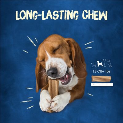 Image showing  Bone Adult Dog Chew Bone Treats, Peanut Butter, 10 ct. Pouch