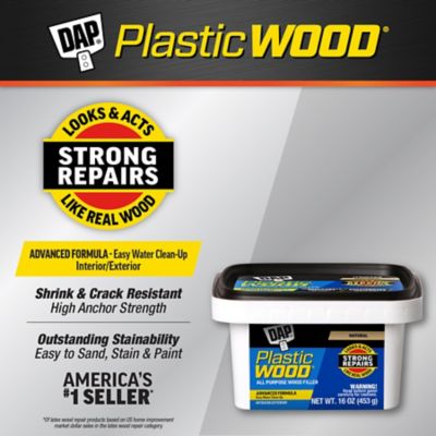 Image showing  1 lb. Plastic Wood Latex Wood Filler
