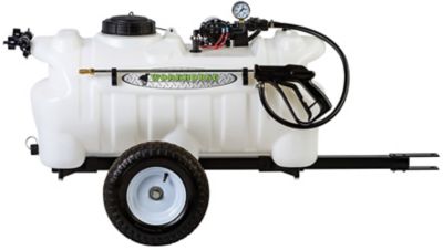 WorkHorse Sprayers 25 gal. 2-Nozzle Boomless Trailer Tow-Behind Sprayer – 163710699