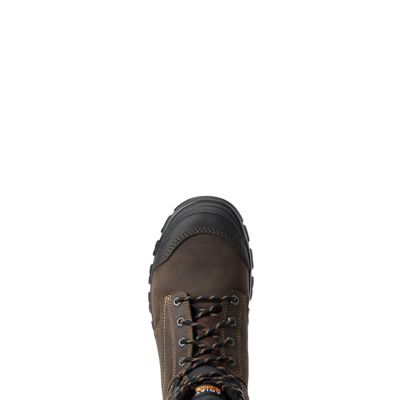 Image showing 2 th Ariat Men's Steel Toe Treadfast Waterproof Work Boots, 6 in.