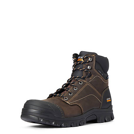 NEW MENS WOOD WORLD SAFETY STEEL TOE CAP WATERPROOF HONEY WORK BOOTS SHOES SIZE 