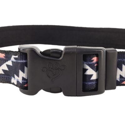 Image showing  Adjustable Cushioned Dog Collar, Navy Southwest