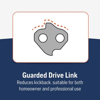 Image showing  14 in. X-Cut S93G Chainsaw Chain, 3/8 in. Pitch, 0.050 in. Gauge, 52 Drive Links