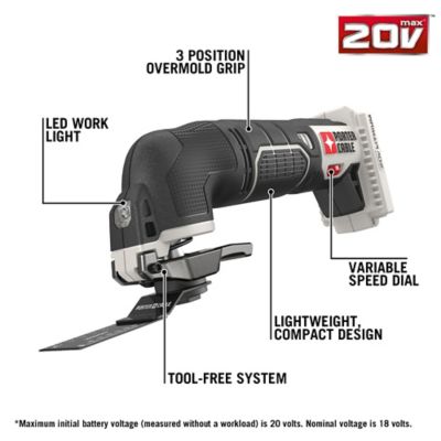 Image showing  20V Max Oscillating Tool with Accessories Set, 11 pc.