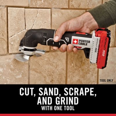 Image showing 5 th PORTER-CABLE 20V Max Oscillating Tool with Accessories Set, 11 pc.