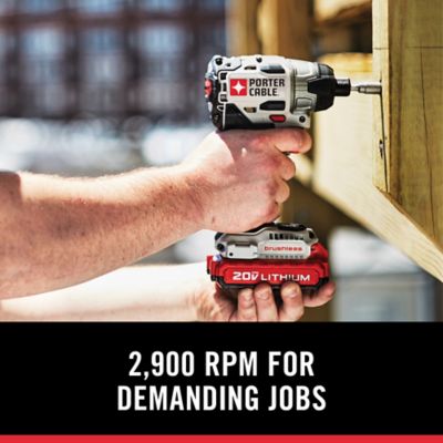 Image showing  20V Max 1/2 in. Cordless Impact Driver Kit, 1/4 in. Hex, 2,700 RPM