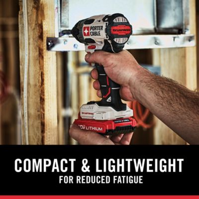 Image showing 5 th PORTER-CABLE 20V Max 1/2 in. Cordless Impact Driver Kit, 1/4 in. Hex, 2,700 RPM