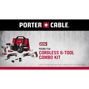 Porter cable 6 tool best sale combo kit