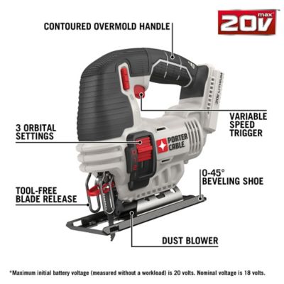 Image showing  20V Max Cordless Lithium Jig Saw