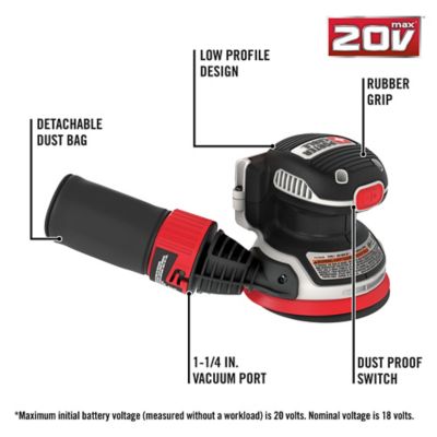 Image showing  5 in. 20V Max Random Orbital Sander