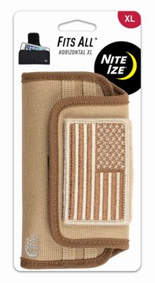 Nite Ize Phone Case, Brown/Flag
