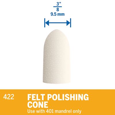 Image showing  3/8 in. Polishing Cone Tip