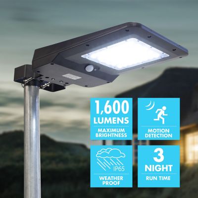 Image showing 7 th Wagan Tech 1,600 Lumen Solar LED Floodlight, IP65 Rated Waterproof Battery