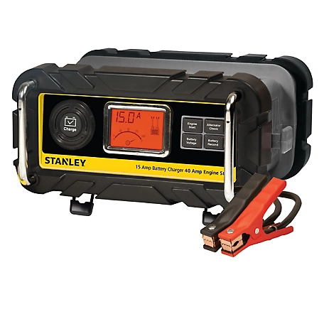 Stanley 15A 12V Automatic Battery Charger with 40A Engine Start