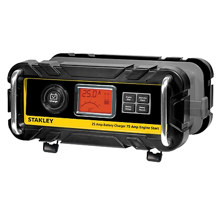 Stanley 25A 12V Automatic Battery Charger with 75A Engine Start
