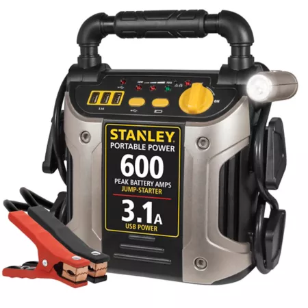 Stanley 600A Peak Automotive Jump Starter with USB 300A Instant Jump Starters