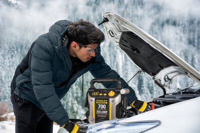 Image showing  700A Peak Jump Starter with Air Compressor