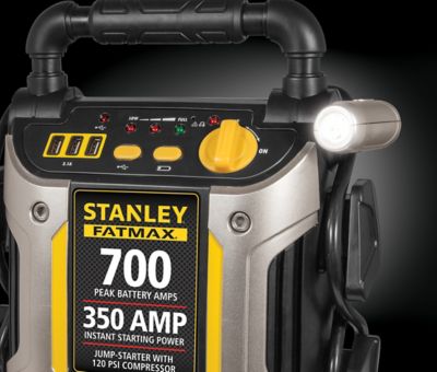 Image showing  700A Peak Jump Starter with Air Compressor
