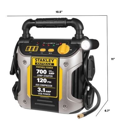 Image showing 5 th Stanley 700A Peak Jump Starter with Air Compressor