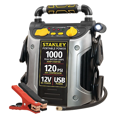 Stanley 1,000A Peak Jump Starter with 120 PSI Compressor, 500A Instant at  Tractor Supply Co.