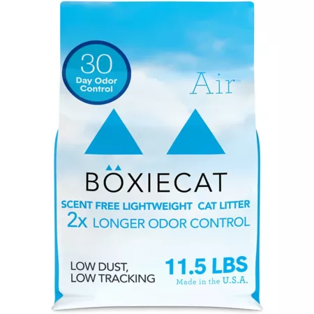 Boxiecat Air Lightweight Clumping Unscented Barley Cat Litter 11.5 lb Bag Cat Litter